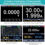 Kiprim 2-in-1 Programmable Power Supply & Multimeter
