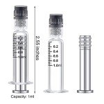 Reusable Glass Syringe Set with Needles - 5 Pack