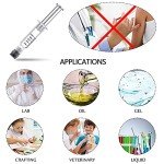 Reusable Glass Syringe Set with Needles - 5 Pack