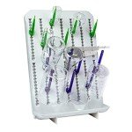 Heathrow Scientific Glassware Drying Rack, 72 Pegs