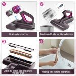 BYHUME Handheld Mattress Vacuum Cleaner with UV-C Light