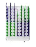 Heathrow Scientific Glassware Drying Rack, 72 Pegs