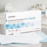 McKesson Self-Sealing Autoclave Pouches, 200 Count