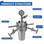 High-Pressure 304 Steel Autoclave Reactor