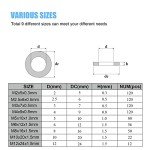 Black Zinc Plated Steel Flat Washers Assortment Kit