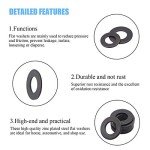 Black Zinc Plated Steel Flat Washers Assortment Kit