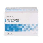 McKesson Non-Sterile Transfer Pipettes, 7 mL, 500 Count