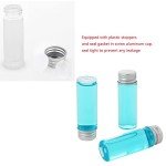 15ml Glass Vials with Screw Caps, 12 Pack