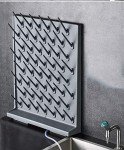 52-Peg Black Lab Drying Rack - Bench or Wall-Mount
