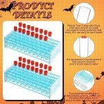100 Pcs Halloween Test Tubes with Rack