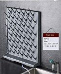 52-Peg Black Lab Drying Rack - Bench or Wall-Mount