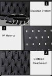 52-Peg Black Lab Drying Rack - Bench or Wall-Mount