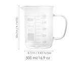 500ml Borosilicate Glass Beaker with Handle