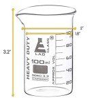 EISCO 100ml Heavy Duty Borosilicate Beaker