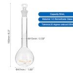50ml Graduated Volumetric Flask with Glass Stopper