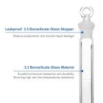 50ml Graduated Volumetric Flask with Glass Stopper