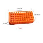 Plastic Test Tube Rack Holder Set - 50 Holes