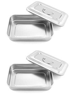 Stainless Steel Instrument Tray Organizer Set - 2 Pack