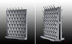 52-Peg Black Lab Drying Rack - Bench or Wall-Mount