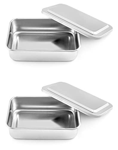 QWORK Stainless Steel Instrument Tray Organizer Set