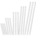 15-Piece Glass Stirring Stick Set for Labs & Kitchen