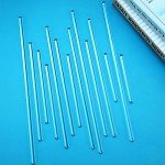 15-Piece Glass Stirring Stick Set for Labs & Kitchen