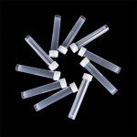 50 Pack 10ml White Plastic Test Tubes with Caps