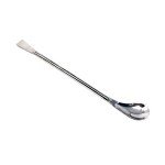 7" Stainless Steel Double-Ended Lab Spoon Sampler