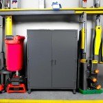 Heavy-Duty 48" Industrial Storage Cabinet, Dark Gray