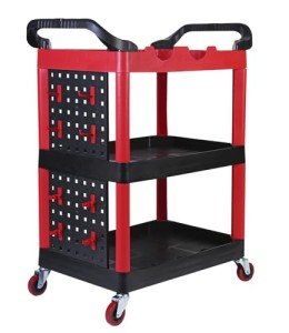 MaxWorks 50886 3-Shelf Rolling Utility Cart