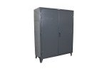 Heavy-Duty 48" Industrial Storage Cabinet, Dark Gray