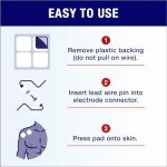 Syrtenty 2"X2" Reusable Latex-Free TENS Unit Pads