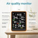 9-in-1 Portable Air Quality Monitor - Sun Orange