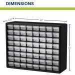 64-Drawer Plastic Storage Cabinet - Versatile Organizer