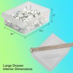 64-Drawer Plastic Storage Cabinet - Versatile Organizer