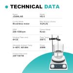 Magnetic Stirrer Hot Plate Mixer 200-1500rpm 3L