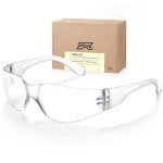 3 Pack Safety Glasses - Impact Resistant & Clear