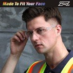 3 Pack Safety Glasses - Impact Resistant & Clear