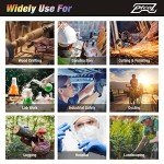 3 Pack Safety Glasses - Impact Resistant & Clear