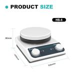 Magnetic Stirrer Hot Plate Mixer 200-1500rpm 3L