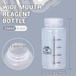 250ml Plastic Lab Storage Bottles - 2 Pack