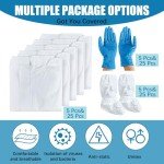 TrelaCo 25 Set Disposable Hazmat Suit with Gloves