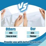 TrelaCo 25 Set Disposable Hazmat Suit with Gloves