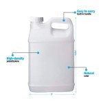 Hudson 2.5 Gallon Hedpak Containers with Caps - 4 Pack