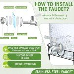 Honeydak 4.6 Gallon Glass Drink Dispenser with Stand