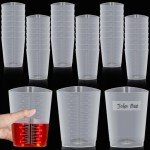 Blushtier 45-Piece Triangular Plastic Beaker Set