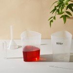 Blushtier 45-Piece Triangular Plastic Beaker Set