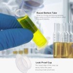 50 Pack 5ml Round Bottom Centrifuge Tubes