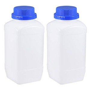Plastic 1500ml Lab Reagent Bottle - 2 Pack