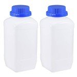 Plastic 1500ml Lab Reagent Bottle - 2 Pack